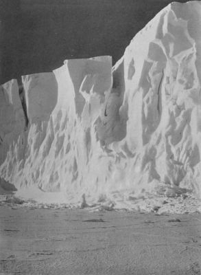 Frozen Sea And Cliffs Of Ice