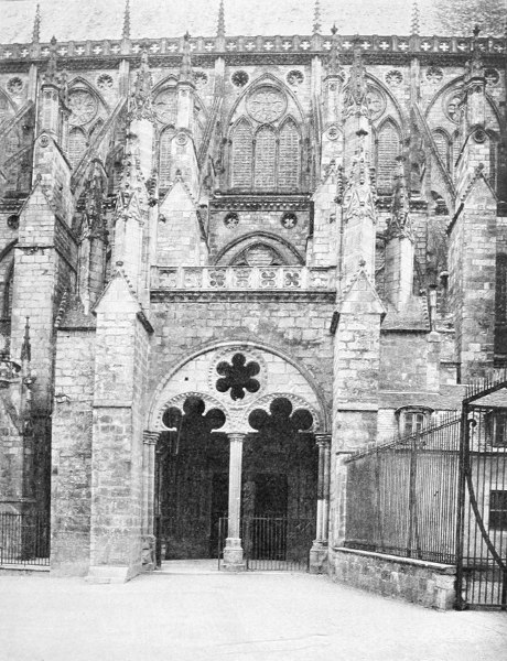 South Portal of the Cathedral at Bourges.