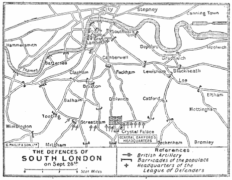 Image unavailable: THE DEFENCES OF SOUTH LONDON

on Sept 26th