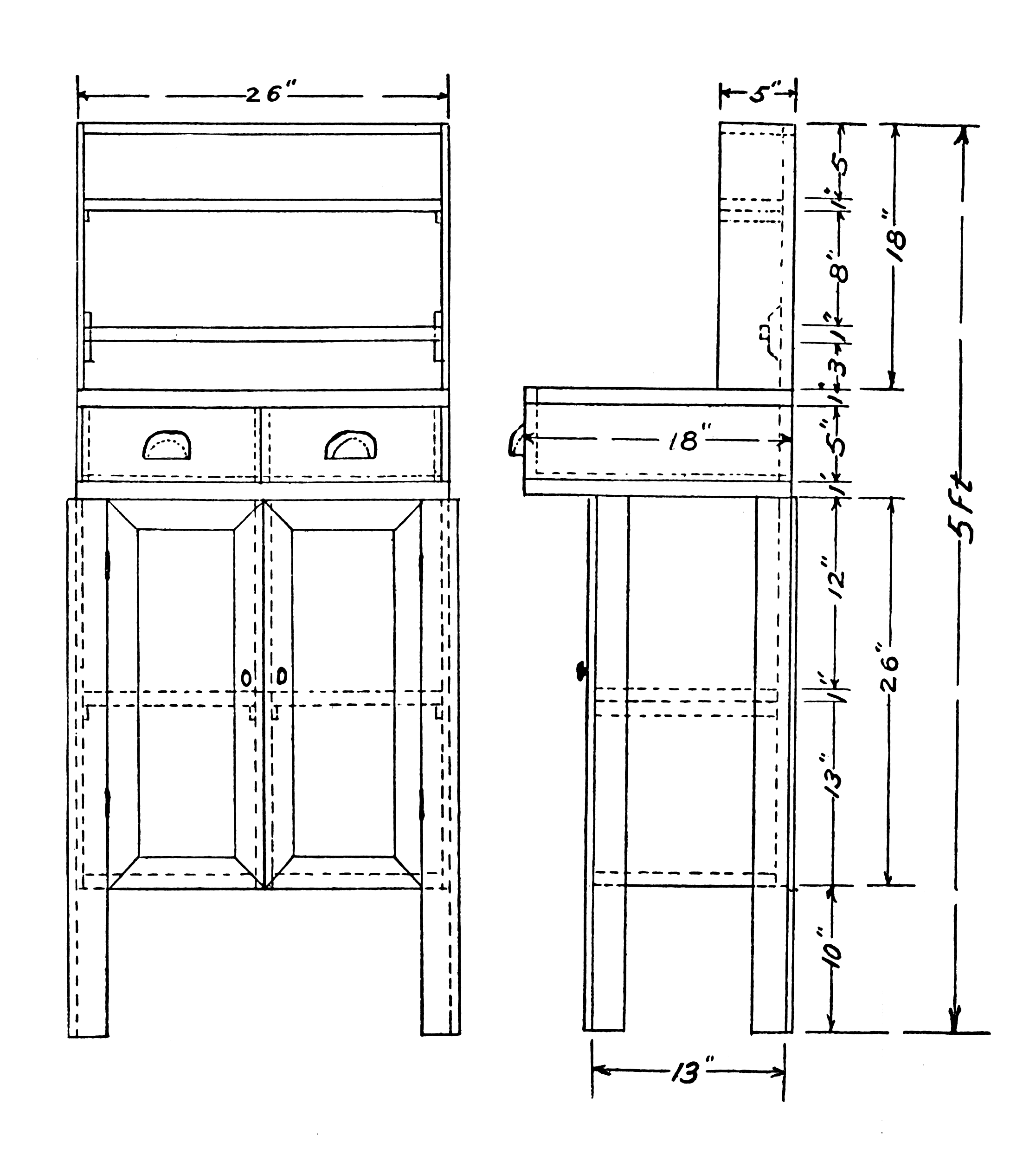 sideboard plans