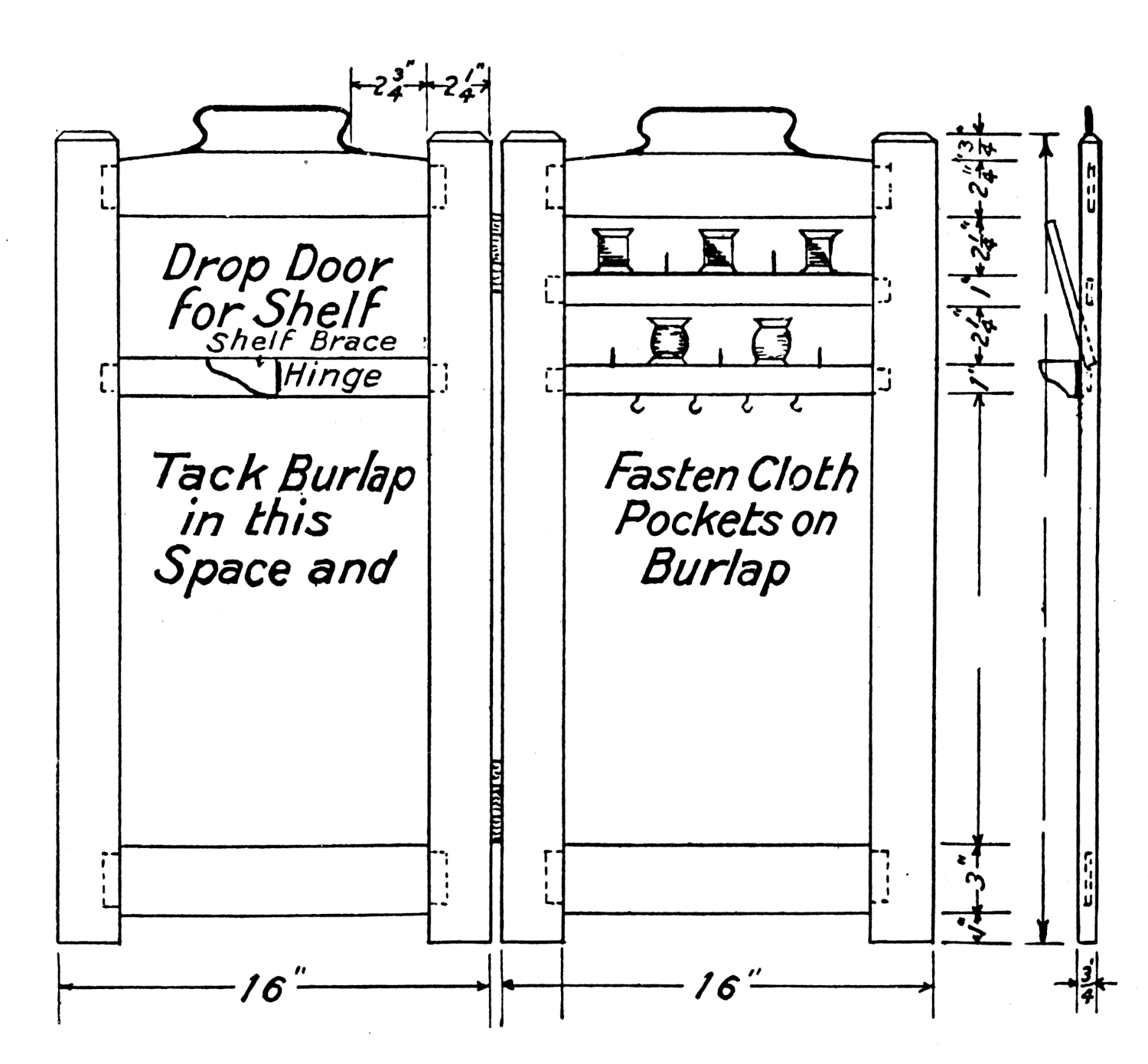 sewing screen