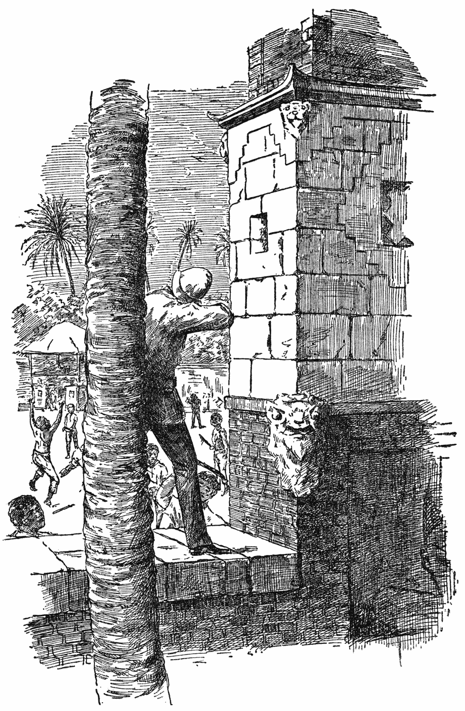 .... alsof hij al eens meer daar gestaan had....