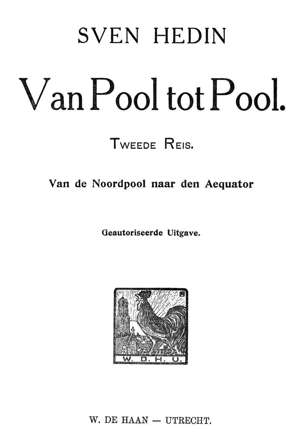 Oorspronkelijke titelpagina.