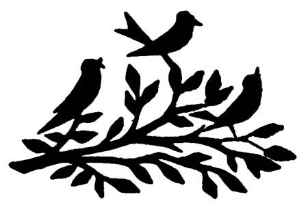 Birds on a tree branch
