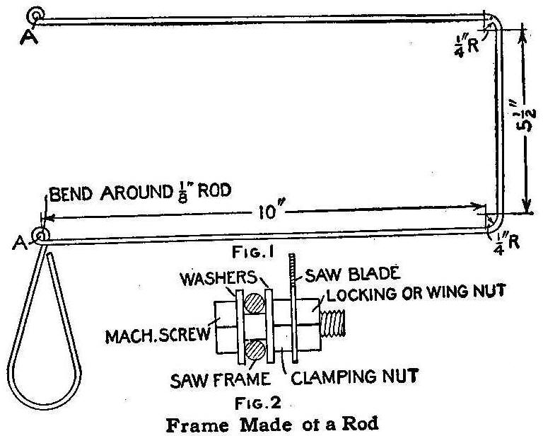 Frame Made of a Rod