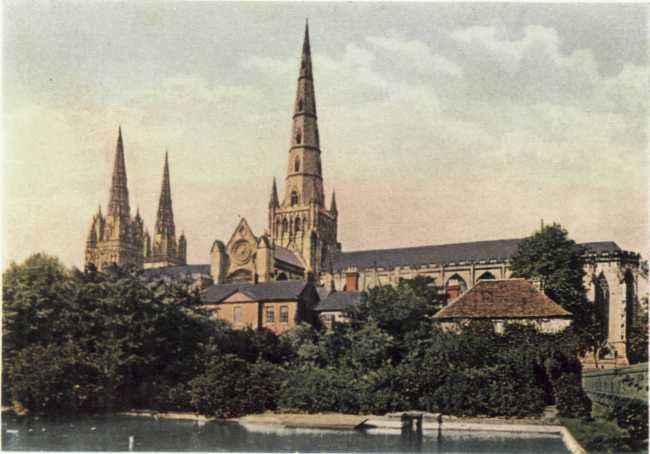 THE THREE SPIRES OF LICHFIELD.