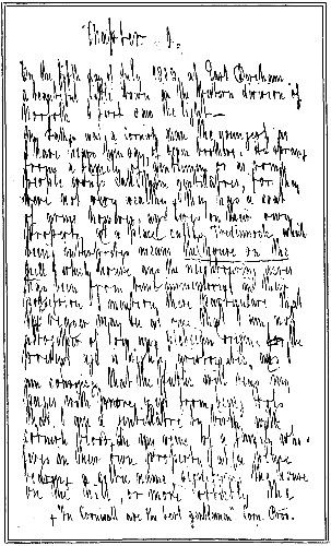 FACSIMILE OF THE FIRST PAGE OF LAVENGRO.

From the Manuscript in the possession of the Author of 'George Borrow
and his Circle.'