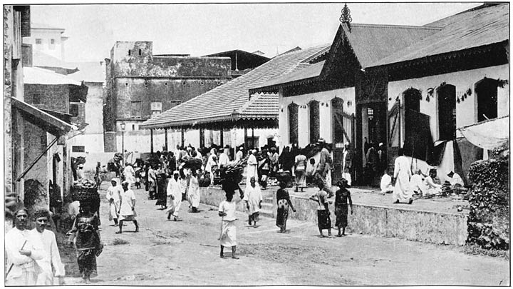 Vruchtenmarkt in Zanzibar.