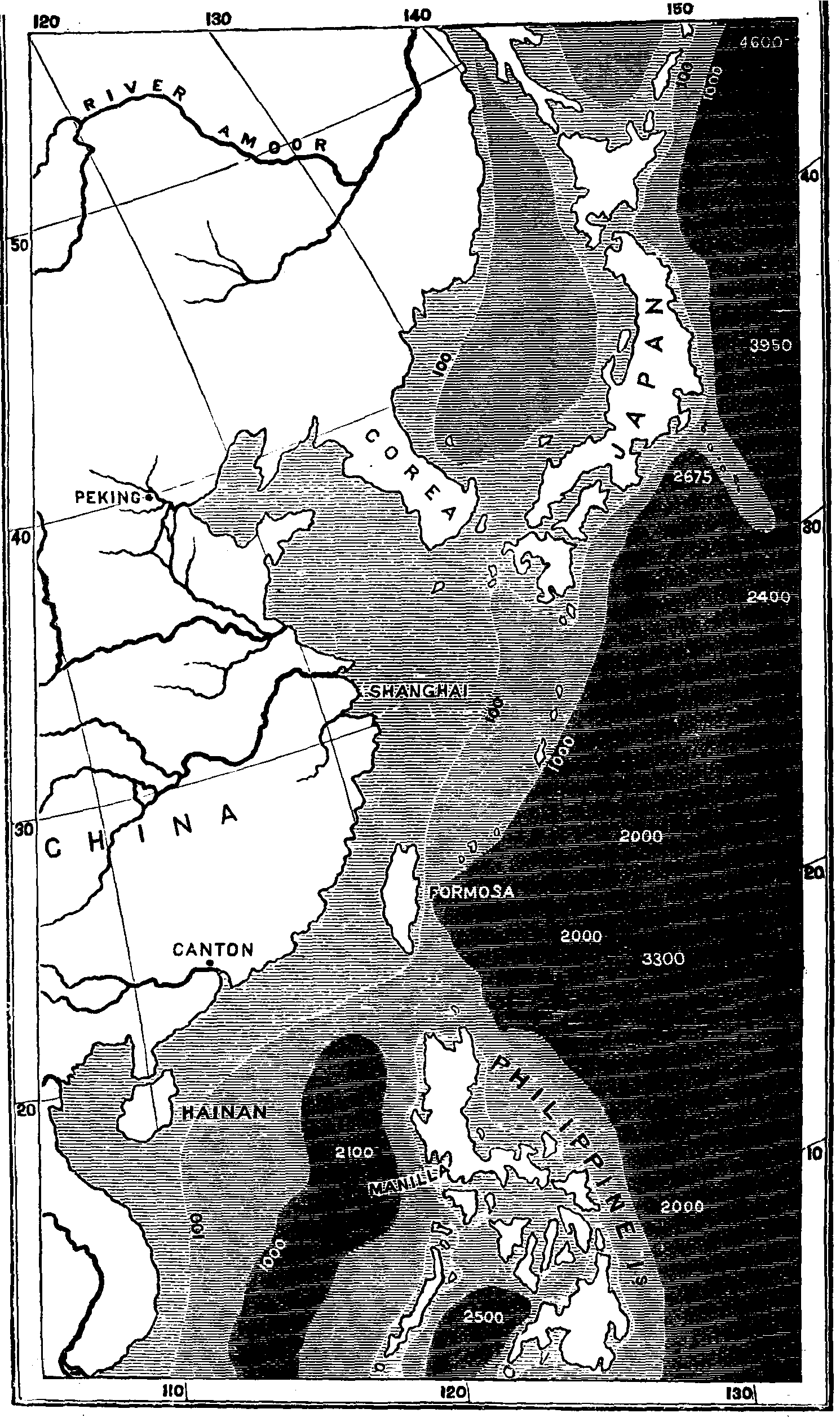 Map of Japan and Formosa.
