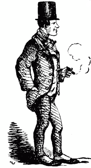 cartoon-well dressed man