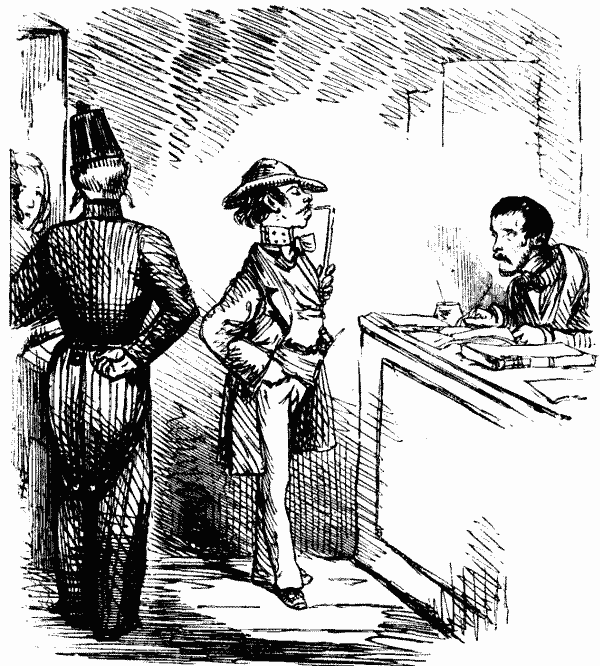 SCENE.—BUREAU OF THE CHIEFS OF THE
DOUANES