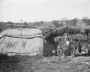 a. Structure showing arbor over entrance