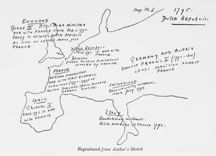 1795. DUTCH REPUBLIC Reproduced from Author's Sketch