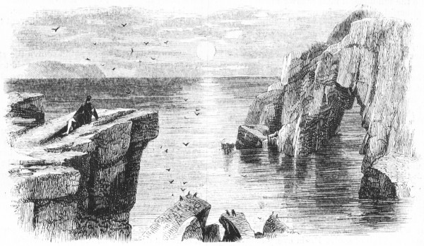 From some promontory's top
