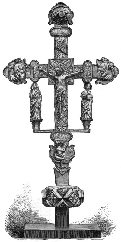 SPANISH PROCESSIONAL CROSS. SOUTH KENSINGTON MUSEUM.