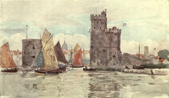 ENTRANCE TO THE HARBOR, LA ROCHELLE