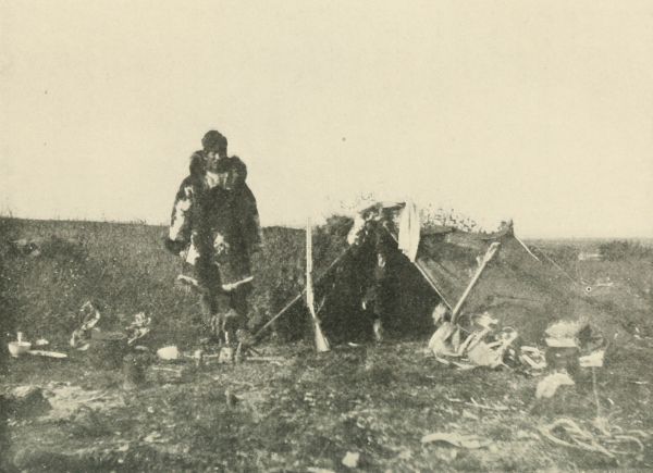 "Kim" in Summer Camp on Tundra.