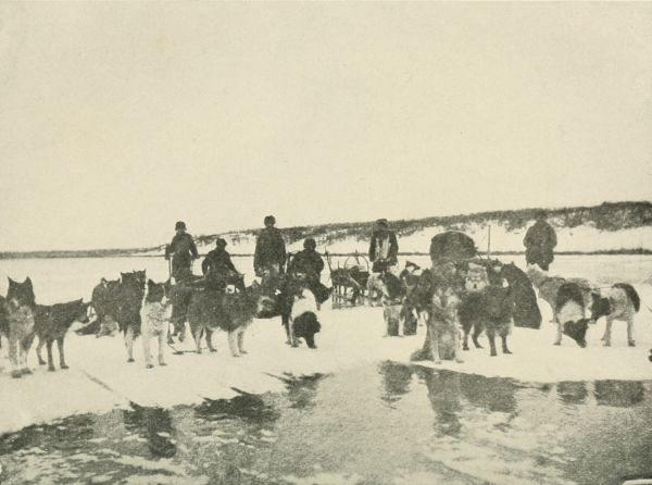 Ghijiga River in Winter.