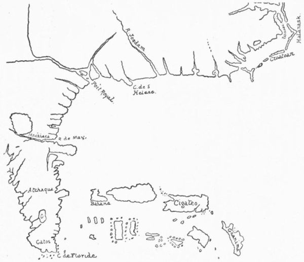 JOHN WHITE'S MAP.