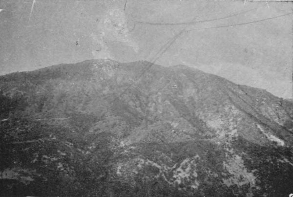 Mount Lowe, Looking North from Summit of First Range.