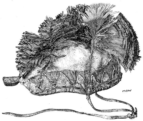 Fig.
440.—Apache war bonnet.