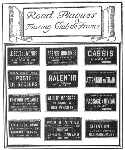 Road Plaques
Touring Club de France