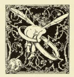 ORNAMENT BY FRANZ VON BAYROS, FOR “DIE SECHZEHNTE
EHEFREUDE.” PUBLISHED BY ARTUR WOLF, VIENNA