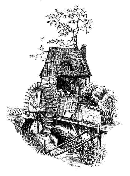 A Water-Wheel Mill.