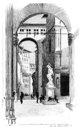 Image unavailable: THE BRIDGE CONNECTING THE UFFIZI and PALAZZO VECCHIO

FROM THE LOGGIA DEI LANZI.