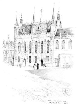 Image unavailable: Hotel de Ville and Chapelle du St. Sang