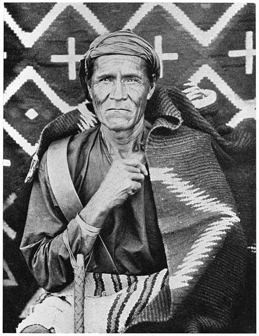 Fig. 6. Navaho man (from photograph by J. K. Hillers).