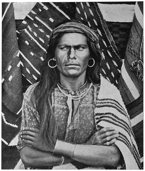 Fig. 7. Navaho man (from photograph by Hillers).