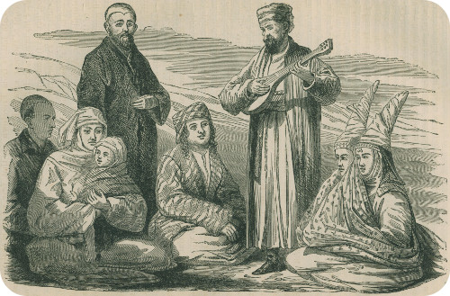 GROUP OF NATIVES IN MONGOLIA