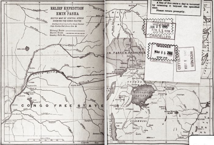 MAP: RELIEF EXPEDITION TO EMIN PASHA