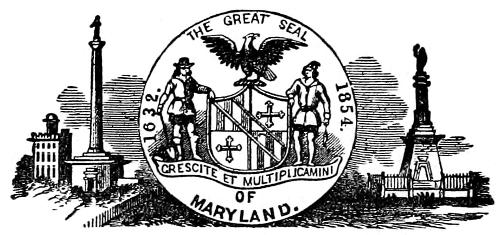 Illustration of Maryland state seal