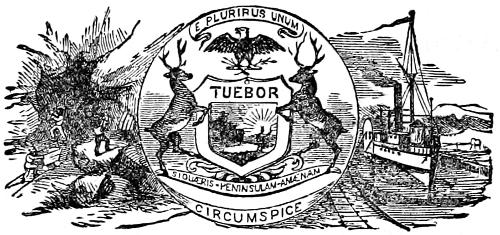 Illustration of Michigan state seal