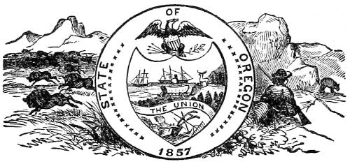 Illustration of Oregon state seal
