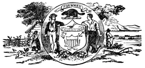 Illustration of Wisconsin state seal