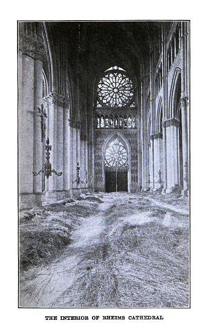 THE INTERIOR OF RHEIMS CATHEDRAL