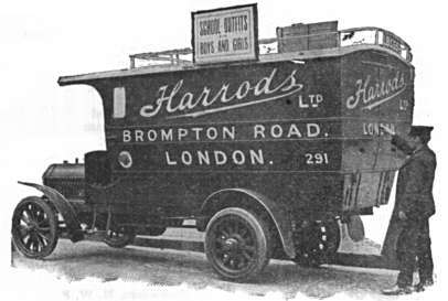 Harrods devivery van