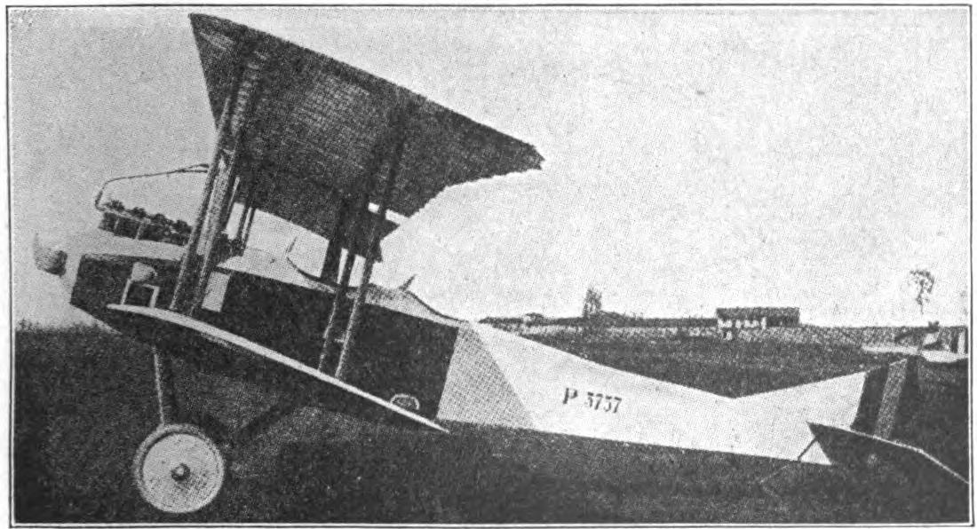 Fig. 1. Italian "Pomilio" Two Seater Biplane. Courtesy "*Flying*."