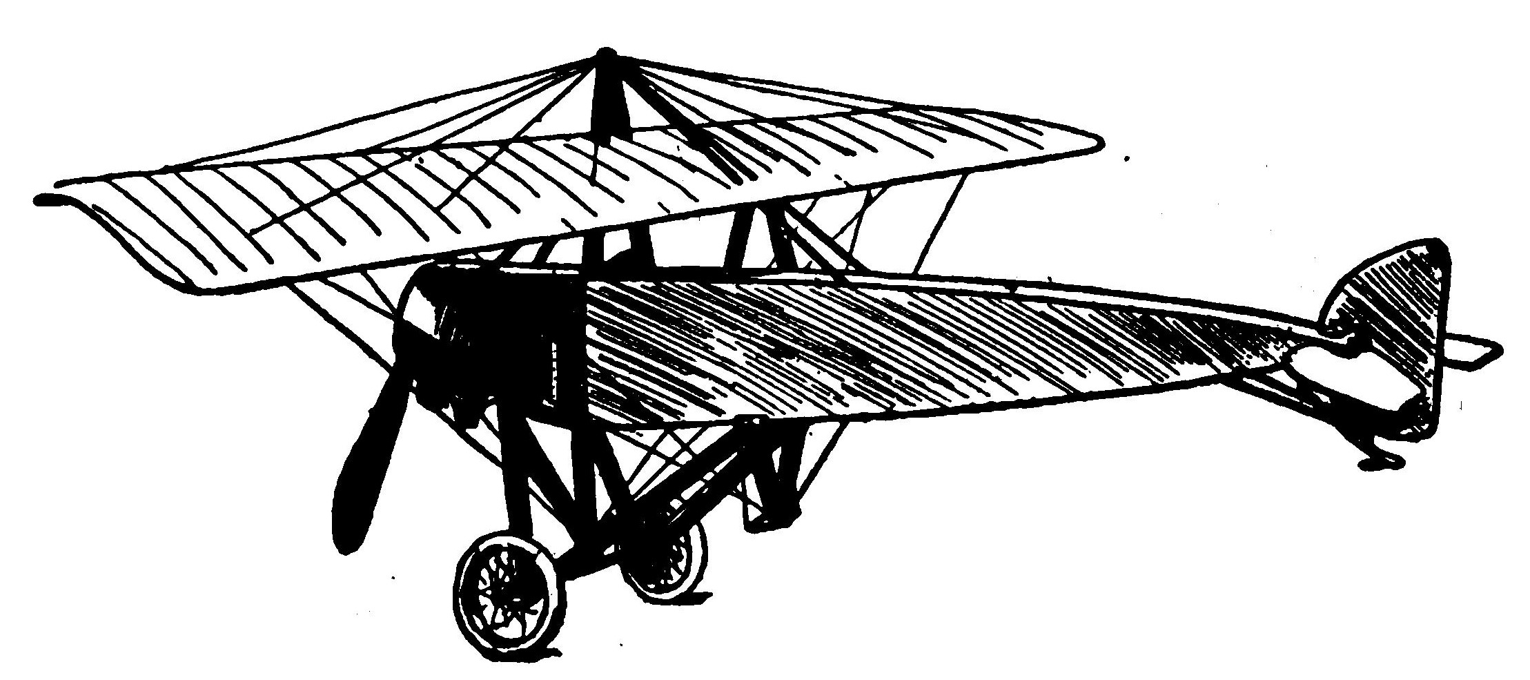 Fig. 4. Morane Umbrella Type Monoplane. Courtesy of "Flight."