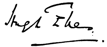 Hugh Ellis (signature)