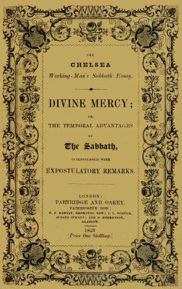 Decorative cover from pamphlet
