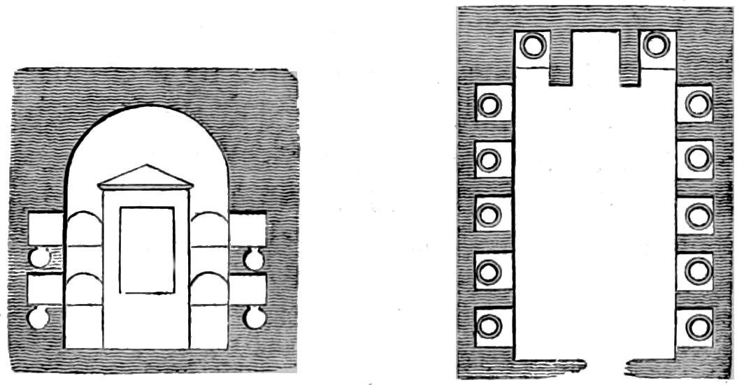 Illustrations of tombs