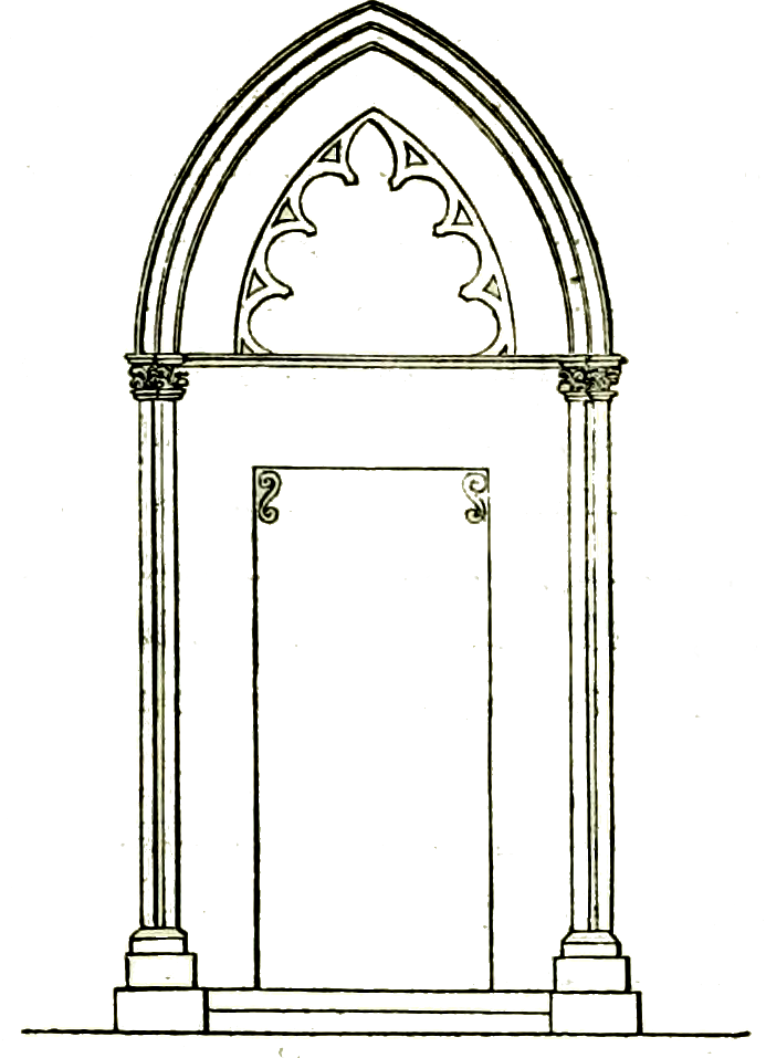 Illustration of doorway