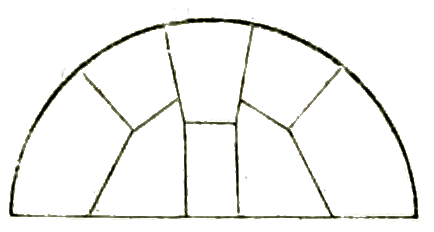 Illustration of half column