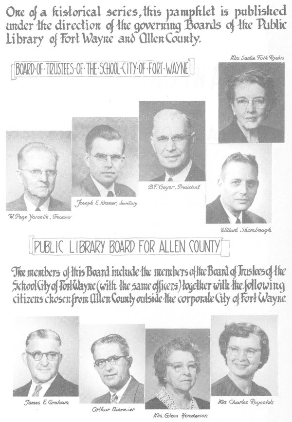 Boards of the Public Library of Fort Wayne and Allen County