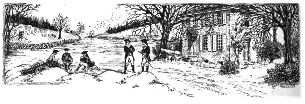 Soldiers on Road in Winter