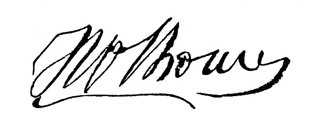 Signature of F W Thomas